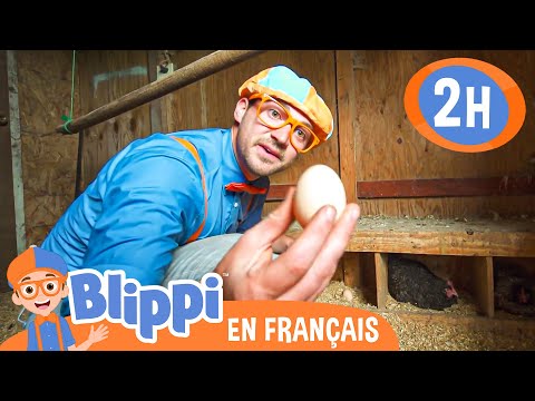 La chanson de la ferme | Blippi en français | Vidéos éducatives pour enfants