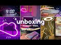 Shopee Unboxing Haul Desk Accessories Desk Lamp Digital Clock Keyboard Mouse Pad Etc Part 1