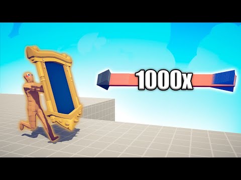 MUMMY MIRROR SHIELD vs 1000x OVERPOWERED UNITS - TABS | Totally Accurate Battle Simulator 2024