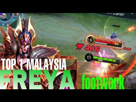 Supreme no.1 malaysia! -Top Global freya by footwork ! -MLBB