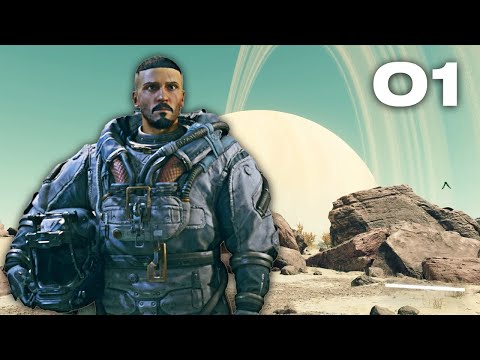 STARFIELD Walkthrough Gameplay Part 1 - Character Creation + Intro