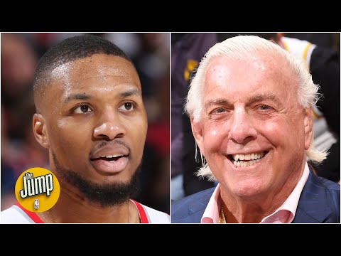 李克-弗萊爾與達米安-利拉德合作設計阿迪達斯運動鞋|The Jump。 (Ric Flair on collaborating with Damian Lillard to create Adidas sneaker | The Jump)
