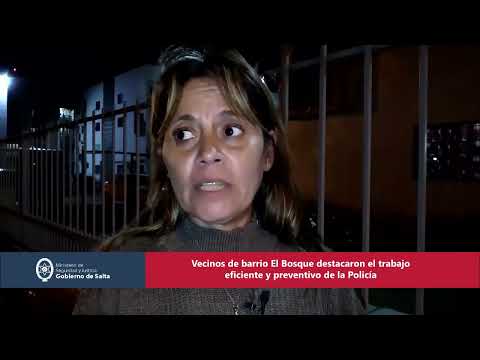 Vecinos de la zona sur destacaron el operativo Barrios Seguros