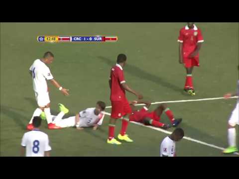 YELLOW CARD Suriname, Rievaldo DOORSON No. 6 | @Fedefutbol_CR #Suriname #CU17PAN