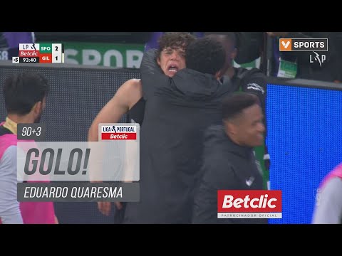 Golo Eduardo Quaresma: Sporting (2)-1 Gil Vicente (Liga 24/25 #32)