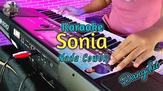 Download lagu SONIA KARAOKE|Nada Cowok lengkap lirik| Dangdut KORG PA 600 mp3