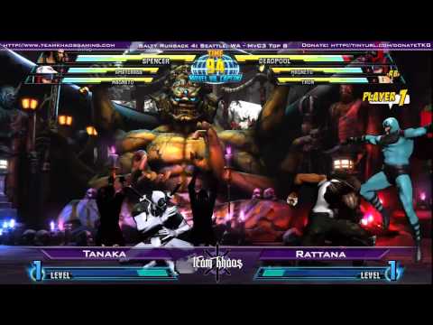 Salty Runback 4 MvC3 Singles Top 8 - Tanaka vs Rattana WSF2