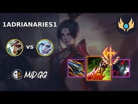 MID.GG: [ 1Adrianaries1 ] Riven TOP vs Viego | NA CHALLENGER | LOL Season 2025