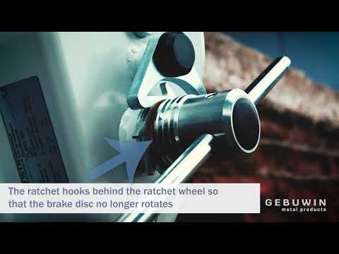 How to use a spur gear hand winch - Gebuwin