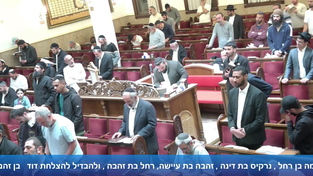 הרב אייל עמרמי - תפילת מנחה וערבית -ה' אייר תשפ"ו