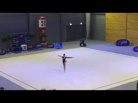 Jasmine Ounes mains libres  - Nat B 12-13 ans - France Chambéry 2019