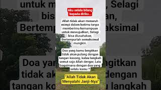 Download lagu ALLAH TIDAK AKAN MENYALAHI JANJI-NYA.#katahatimotivasi #motivasihidup mp3 Download lagu ALLAH TIDAK AKAN MENYALAHI JANJI-NYA.#katahatimotivasi #motivasihidup mp3