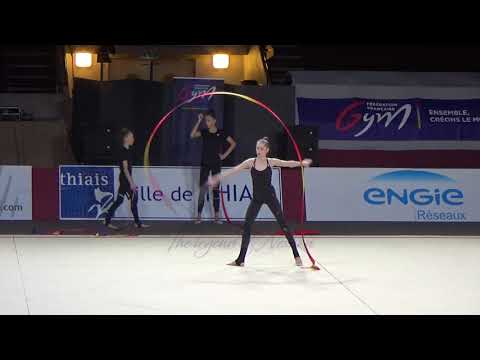 Vlada NIKOLCHENKO (UKR) ribbon - 2019 Thiais trainings