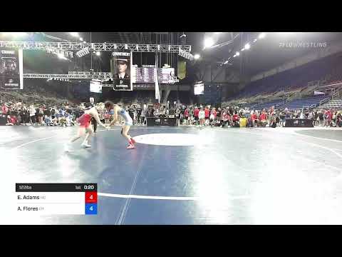 122 Lbs Consi Of 32 #2 - Elizabeth Adams, Missouri Vs Arianna Flores, Oregon D773
