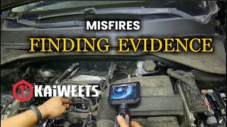 2017 Kia Sorento Misfire code -  Finding  Evidence Using KAIWEETS KBA01Borescope.  @WrenchingRyan