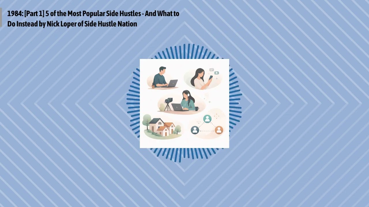 1984: [Part 1] 5 of the Most Popular Side Hustles - And What to Do Instead by Nick Loper of Side...