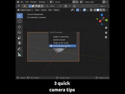 Daily Blender Secrets - 3 Quick Camera Tips
