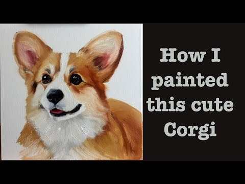 Watch This Corgi Come to Life on Canvas