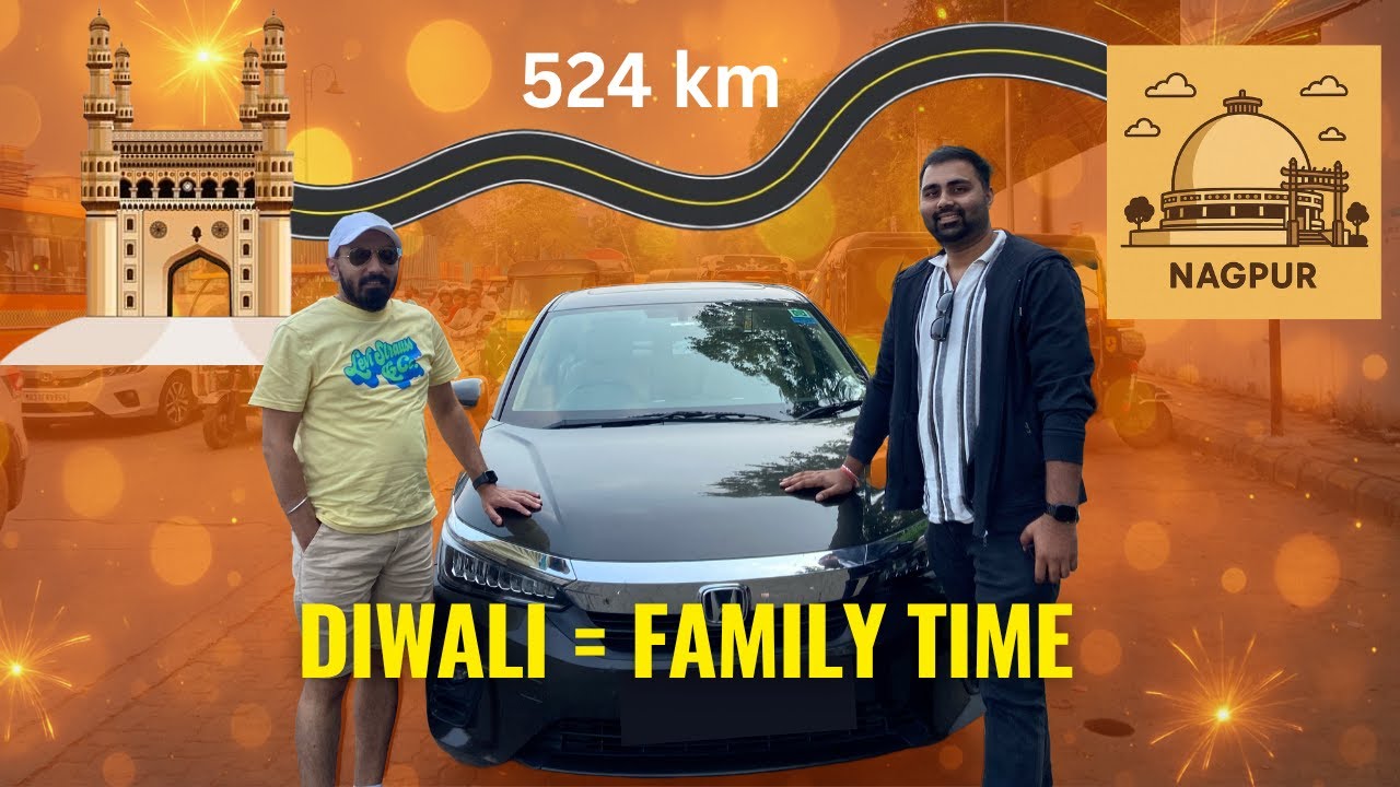 HYDERABAD से NAGPUR – DIWALI ROADTRIP | NH44 | HONDA CITY