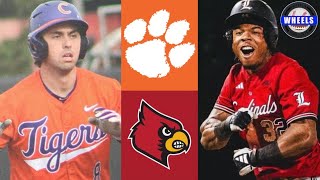 #5 Clemson vs Louisville Highlights (CRAZY!) | 2024 College Baseball Highlights