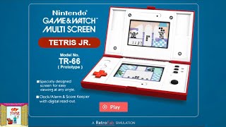 Tetris Jr. Game and Watch Prototype Game!