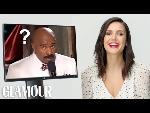 Nina Dobrev Reacts to Viral Pop Culture Moments | Glamour