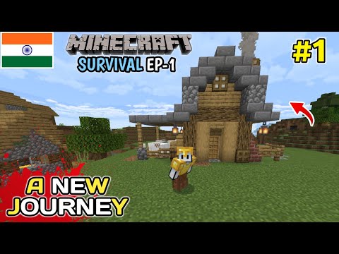 MINECRAFT PE🔥 Survival Series Ep 1 in Hindi 1.20 | Gameplay #1