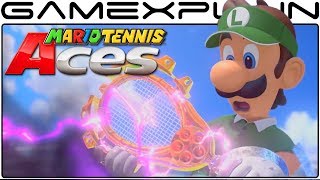 Mario Tennis Aces - Launch Trailer (Story Mode, Dark Luigi + Gameplay - Eng)