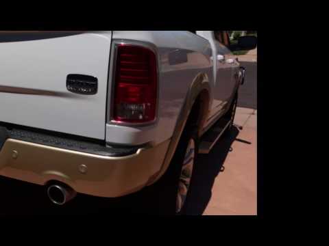 K&N air filter before and after on 2014 Ram 1500 Ecodiesel
