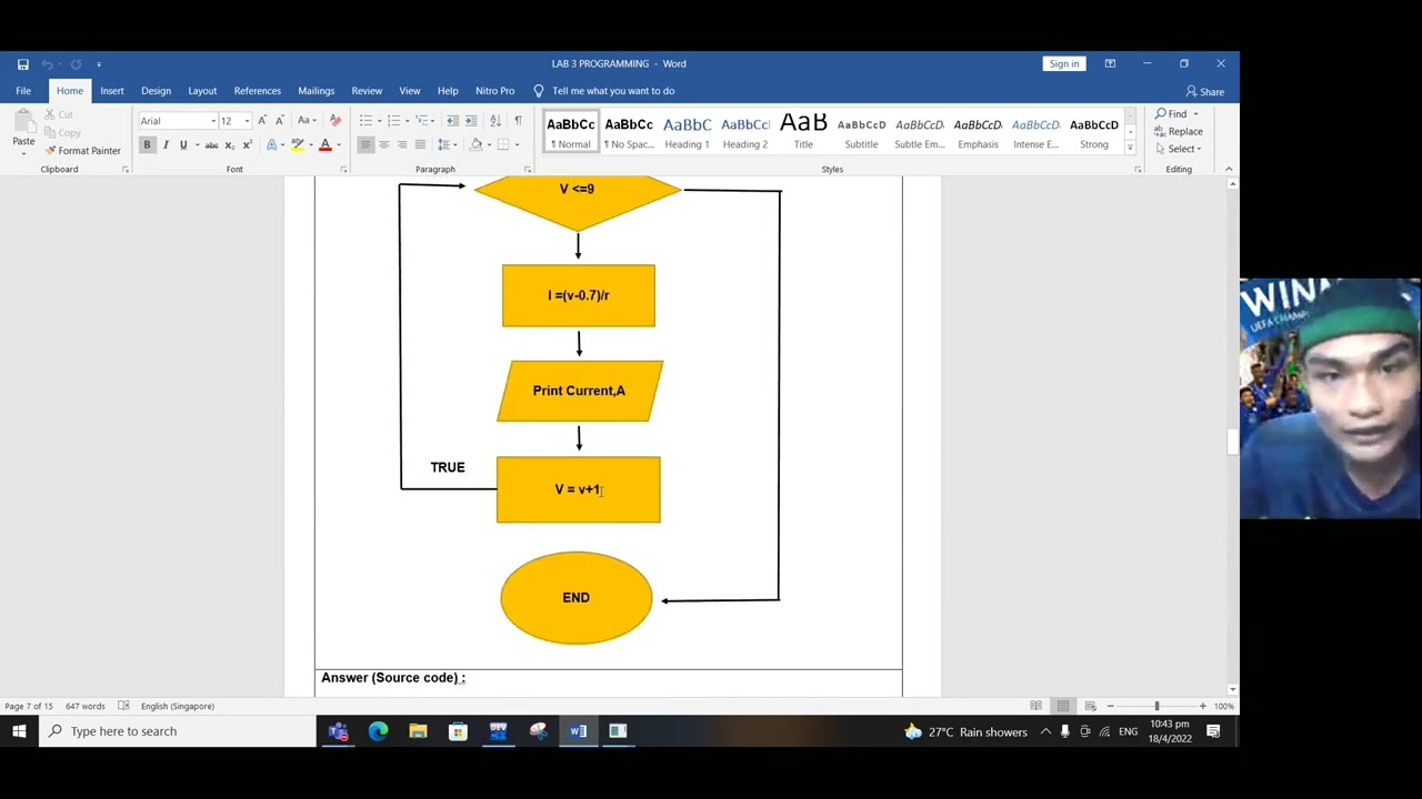 Lab 3 Programming Fundamental-10DEE21F1005