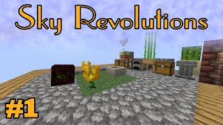 SERIES PREMIER! - E01 - Sky Revolutions Modded Minecraft