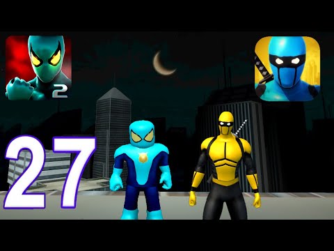 Power Spider Superhero 2 Vs  Blue Ninja Rope Hero - Gameplay Walkthrough Part 27 (iOS, Android)