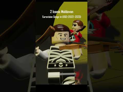 2 Iconic Moldovan Eurovision Songs in LEGO (2022–2023)