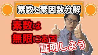 【高校数学】素数と素因数分解～素数の基礎と無限にある証明～ 5-2【数学A】
