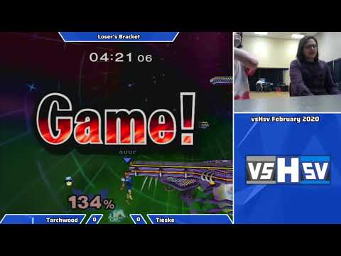 VsHSV February 2020: Tarchwood (Falcon) vs Tieske (Shiek, Marth) - LRO8, SSBM Singles