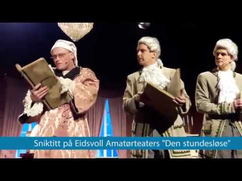 Sniktitt på Eidsvoll Amatørteaters "Den stundesløse"