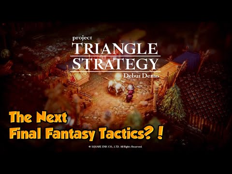 Project Triangle Strategy First Look! The Next Final Fantasy Tactics?!