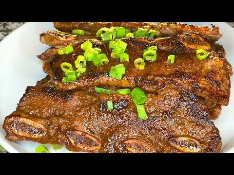 How to cook Beef Flanken Short Ribs in less than 10 minutes!! | Tanny Cooks