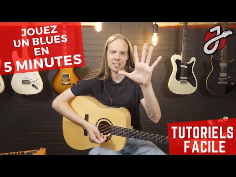 APPRENDRE À JOUER UN BLUES EN 5 MINUTES - Cours de Guitare Gratuit