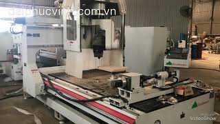 Revew máy cnc 5 trục chuyển động Woodmaster 5 axis (linh kiện điện nhật bản)