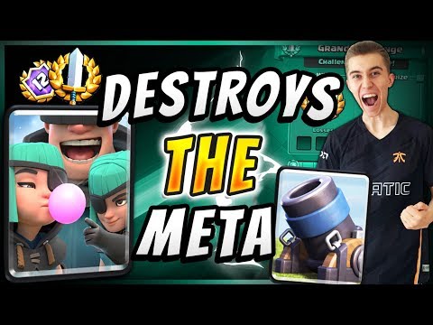 THIS MORTAR DECK DESTROYS THE META! — Clash Royale