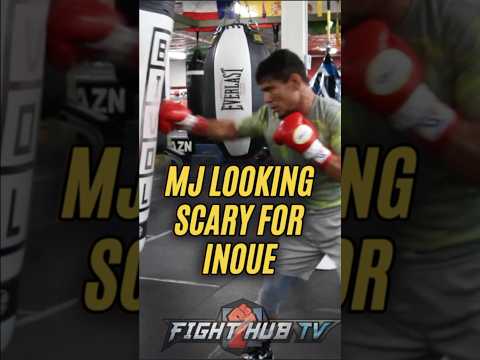 MJ LOCKED IN for Naoya Inoue ahead of showdown; throws brutal power shots!
