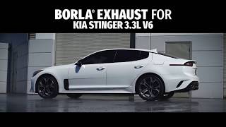 Video: Borla S-Type Edelstahl Sportauspuff-Komplettanlage ab Kat Kia Stinger (bis 2021)