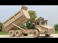 How To Make RC Dump Truck With Cardboard At Home