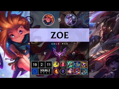 Zoe Mid vs Syndra - EUW Master Patch 14.13