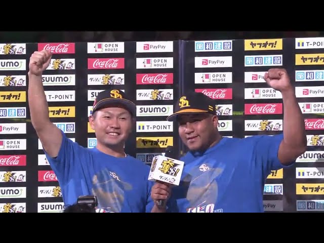 ホークス・中村晃選手・デスパイネ選手ヒーローインタビュー 2019/9/4 H-E
