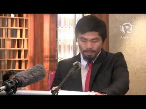 Pound 4 Pound TV : Manny Pacquiao speaks on Charges Brought Against Him