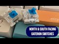 North South Facing Gateron Switches