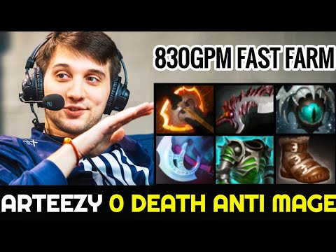 ARTEEZY 0 Death Unkillable Anti mage - Super Farming Machine 7.27 Dota 2