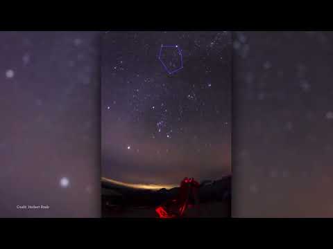 how to spot the Auriga constellation, a couple of star clusters, and Jupiter and Venus converging